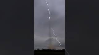 A Russian Rocket shrugs off a lightning strike shortly after launch.⚡️😲