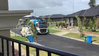 A windy garbage collection city of Casey spare truck