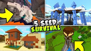 5 SEED SURVIVAL UNIK & KEREN DI MCPE