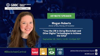 Keynote Address with Megan Roberts - UNGA 2022