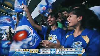 Aditya tare finish  for mi 2014 ,mi vs rr