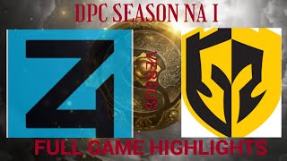 4Zoomers vs Black n Yellow || DPC Season NA I| Winter TOUR || Epic Gameplay || Full Game Highlights