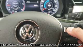 How to connect SPEEDSTOP to VW cars with full LCD video