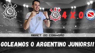 React - Corinthians joga bem, Yuri marca 2 gols para os gêmeos. Eu vivi pra ver gol do Exausto Vera