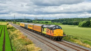 37254 on the High Marnham Branch with funky tones.