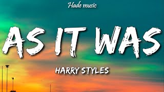 Harry Styles - As It Was (Lyrics)