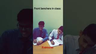 Frontbenchers vs Backbenchers in class #shorts  #short