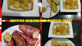 Airfryer |Shakarkandi/Sweet Potato Roasted   Chaatl Weight Loss Diet  😋 Punjabi Kitchen Recipe