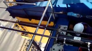 Container crane rope Lubrication with Viper MKI Mid