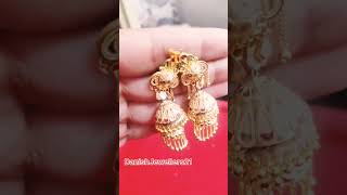 Gold Jhumki Design #goldjhumki #goldjhumkadesign #gold