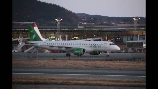 Planespotting Trondheim 6. Mars 2024 evening