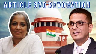 last day petitioner argument on #article 370 by Advocate Nitya Ramakrishnan #LIVE #cjidychandrachud