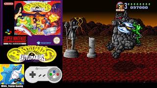 No Death Playthrough: Battletoads in Battlemaniacs (SNES) | White_Pointer Gaming