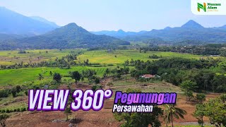 View 360° Pegunungan dan Persawahan