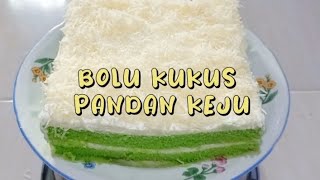 RESEP BOLU KUKUS PANDAN KEJU‼️SIMPLE, ENAK, 4 TELUR PAKAI SANTAN, PAKAI OVEN TANGKRING, IDE JUALAN