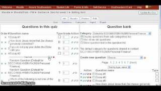 MT004 - Creating A Quiz - Advanced Settings - Moodle V1