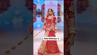 Isha Malviya's ramp walk in Rajasthani traditional clothes #paonkijutti #ishamalviya #trendingshorts