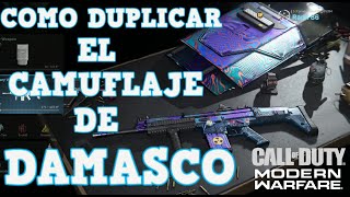 COMO DUPLICAR EL CAMO DE DAMASCO EN TUS ARMAS - Call of Duty Modern Warfare 2020