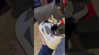 Nike Jordan 1 Low Cactus Jack Travis Scott X OG Reverse Mocha ##jordan1 #jordan #travisscott #nike