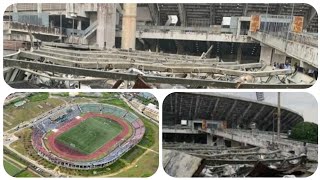 National Stadium Flood light Collapse After Heavy Downpour