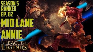 Annie Middle Lane | S5 Ranked | Full Game Commentary | League of Legends | Ep. 82