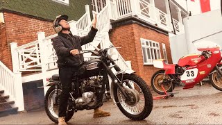 BROOKLANDS Motorcycle Day where RAIN Never Stops Play TRIUMPH TIGER Yamaha MT01 Routemaster CONCORDE