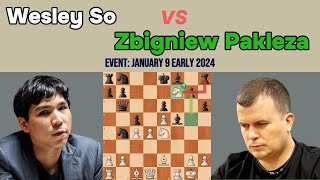 Strategic Brilliance in the Pirc Defense: Wesley So vs. Zbigniew Pakleza Chess Game