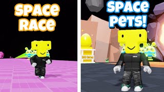 SPENDING 30 MILLION WINS ON THE NEW SPACE EGG!! (Race Clicker Update!)