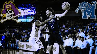 Memphis Tigers Basketball Best Highlights vs. East Carolina