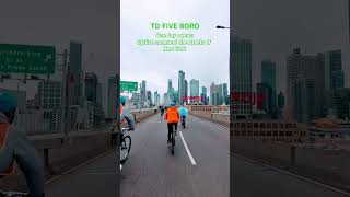 TD Five Boro - Bike ride NYC #travelusa #usa #nyc #trending #bikeadventure #shortsfeed #highlights