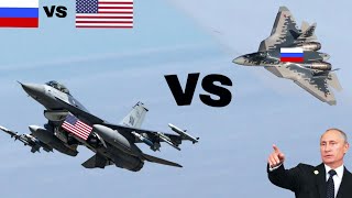 1 МИНУТУ НАЗАД! ПЕРВЫЙ ВОЗДУШНЫЙ БОЙ РОССИЙСКИХ СУ-57 И АМЕРИКАНСКОГО F-16: Смотрите, что произошло,