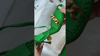 BOTTEGA VENETA Heels Unboxing #Bottega #Veneta #Heels #unboxing #Shorts