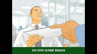 Een open schuur bouwen