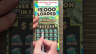 Day 6 of our Win It Back Challenge. Lets win back some money!  #lottery #lotterygames #scratchinaway