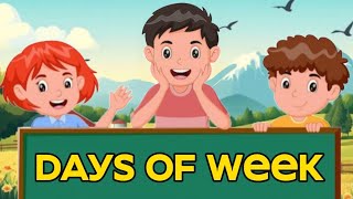 Days  Of The Week Nursery Rhyme | Nursery Rhymes & Kids Songs | Rhyme Time Kids