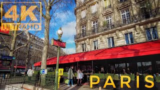 Walking in Paris -Chill Sunday Walk - January 2023 - 4K