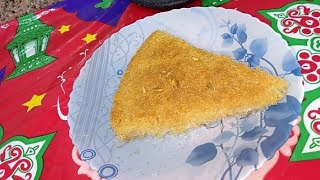 كنافه بالقشطه علي طريقة اكبر المحلات والسر في لونها وطعمها المميز من مطبخ عزة و سجدة ابو شادي 😋😋😋