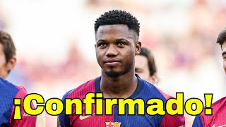 Ansu Fati despierta una nueva gran preocupación en el FC Barcelona