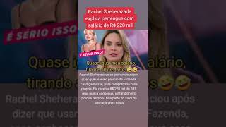 Rachel diz que salário de R$ 200 mil no SBT era  insuficiente para comprar a casa própria.