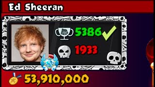 I faced Ed Sheeran in bloons td battles...?