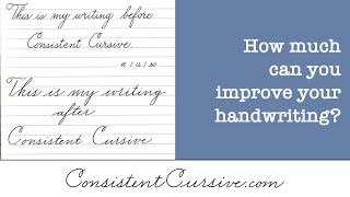 How much can you improve your handwriting?