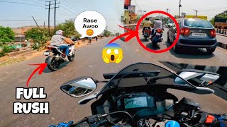 FULL RUSH😈 RIDING R15M || BMW G310RR SE RACE LAG GAYI FULL POWER 😱