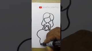 how to draw a mermaid easy