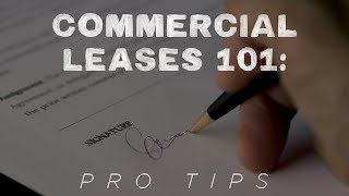 Commercial Leases 101: Pro Tips | Lewis On The Law