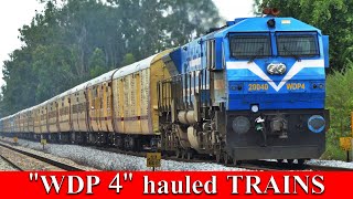 WDP 4 Locomotive Hauling TRAINS | RAJDHANI EXPRESS and MANY MORE | Indian Railways