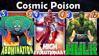 Turn 6 Hulk & Abomination is Unstoppable!! High Evolutionary Poison Deck!