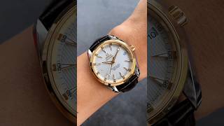 [Omega Aqua Terra] Đồng hồ nam Omega Aqua Terra 18K bezel 231.23.39.21.02.002 used #watch #omega