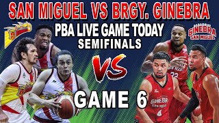 BRGY. GINEBRA vs SAN MIGUEL BEERMEN! Game 6 Semifinals - PBA Live Full Game Today - NBA 2k24