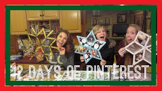 The 12 Days of Pinterest Day 6: Snowflake Picture Frames