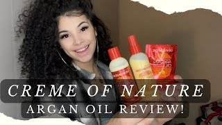 CRÈME OF NATURE ARGAN OIL FROM MOROCCO: WASH/STYLE REVIEW✨